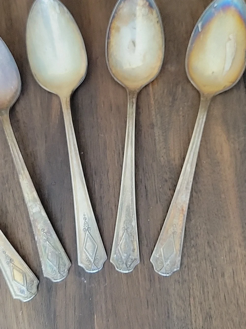 Simeon L & George H Rogers Company Oneida Vintage Silver Plated Serving Spoons